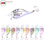 [LargeLooking] 1PC Pesca Hard Crankbiat Wobblers Fishing Bait 7.5CM 9G 6# Group Fishes Swim Minnow F