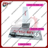 (ANSHIN JAPAN) STEERING RACK END HONDA CIVIC FD 1.8 SNA / CIVIC 2.0 SNB  (@1PC)