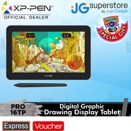 XP-Pen Artist Pro 16TP Pen Display 13.6 x 7.6 inches 4K Full HD with Anti-glare Glass 2 USB-C Ports