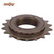 YOLANDA Bike Freewheel, 18 Teeth Single Speed Bike Freewheel Replacement, Durable Steel 1/2''×1/8'' 