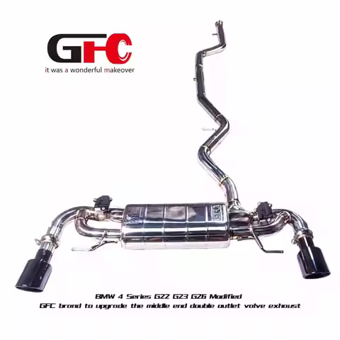 GFC Catback Exhaust Muffler for 2020-2024 BMW 425i 430i G22 G23 G26 Car Electric Valve Exhaust Syste