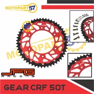 Gear CRF 50T merah JFG Racing