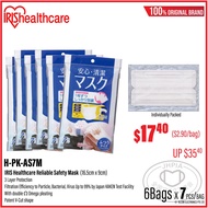 [Bundle 6 bags] Iris Healthcare Japan Medical Reliable Safety Clean Face Mask, 3ply, HPKAS7M
