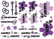 3 Racing 3RAD-SK08 Sakura Zero FF Sticker (Three Racing)