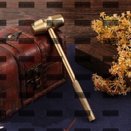 MARIER Gavel, Brass Yellow Hammer, Lawyer Prop Judge Hammers Company