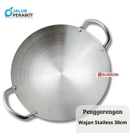 Seradia Frying Pan Stainless Steel Thickness Wok Frying Pan 30cm
