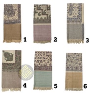 Rida' ridak Shawl ALMAS 40"x80" pure scarves code 214-A selendang pelbagai corak untuk hantaran/akad nikah