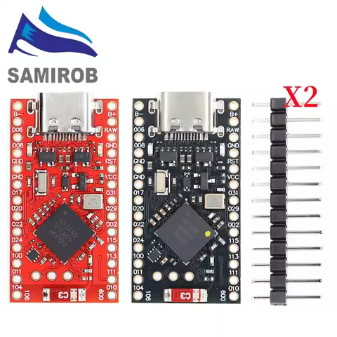 NRF52840 Development Board Compatible With Nice! Nano V2.0 Bluetooth Split keyboard Pro Micro Red Bo