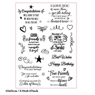 0604-91c 2137 congratulations Transparent Seal Crystal