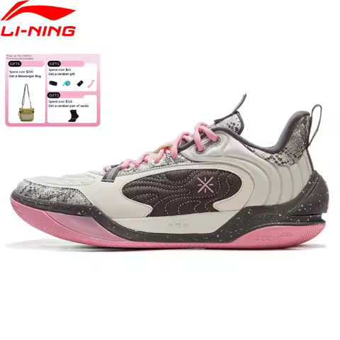 Li-Ning Men's WADE ICE 2 V2 Basketball Shoes BOOM Cushion Stable Support LiNing Sport Shoes ABPV001