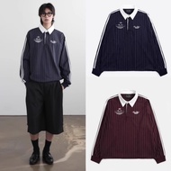 [SIIS] Jersey polo Shirt Top T-shirt American Top Korean Top European American Top American Retro To