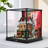 [Model Display Box] Alloy Frame Storage Box Suitable for Lego ICONS Series 10350 Retro British Stree