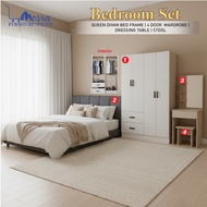LIMITED EDITION-MESRA ,BEDROOM SET ,SIAP PASANG BEDROOM SET ,3X6 BEDROOM SET , BEDROOM SET MURAH , B