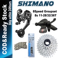 Shimano Acera M310 8 Speed Groupset VG Cassette 32T/36/40T Shimano 8speed Rd Shifter Chain 8s