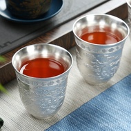 Silver Large Pure Wine Glass Wholesale Qingming River Tu bb4c Silver Master Pair 999 Cup Cup Cup Dra