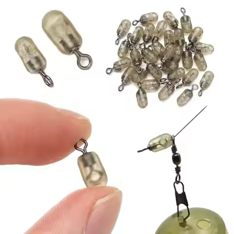 Connector Quick Change Fishing Tackle Spinner Swivel Feeder Coarse Carp Fishing Swivel Stop Beads