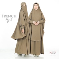 Hijab Hayuri French Hijab French Khimar Setelan Syar'i Cadar