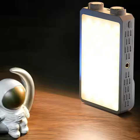40W LED Camera Light 2800K-9000K RGB Video Light 4400mAh Rechargeable Handheld Fill Light Photograph