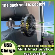 Multifunctional car rear seat fan Car suction cup fan Car fan USB fan Car Fan Quiet Fan Car Accessor