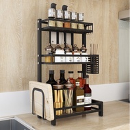 Kitchen Spice Rack Seasoning Organizer Rak Rempah Ratus Dapur Alatan Dapur Serbaguna Rak Botol Kicap