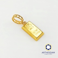 TA9 Arthesdam Jewellery 916 Gold Bar Pendant/Charm