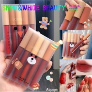 Liptint Set 5pcs/box  Waterproof Lipstick Set Matte liptint set Makeup