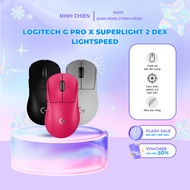 Logitech G PRO X SUPERLIGHT 2 DEX LIGHTSPEED Wireless Gaming Mouse, Lightweight 60g, Hero 2 DPI, USB