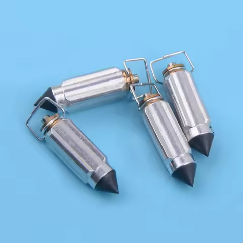 4pcs Motorcycle Carburetor Float Valve Needle Set ForYMH Xc180 Sr250 Xv250 For Suzuki Gs500e Gsx600f