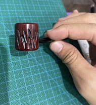 CANGKLONG TEMBAKAU PIPA POPEYE MINI BAHAN KAYU ASLI KERAJINAN UMUM SANDA SD568BK BERCORAK