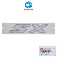 SX Sticker-ISUZU D-MAX Year 02-11 (Attached To The Door) (1 Piece) (8-97378484-0)