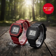 18mmW-218H、F-108、AE1200、AE1300、AE-1500  Tali getah gantian 18mm untuk model Casio W-218H, F-108, AE1