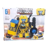 Mainan Anak Transformer 4 in 1 Block Brick Bongkar Pasang DIY