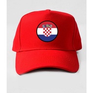 Camoe Croatia Flag Premium Baseball Cap Croatia Flag