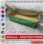 55.5inches x 54inches x 16inches FINISHED S400 Heavy duty Rubberized Material