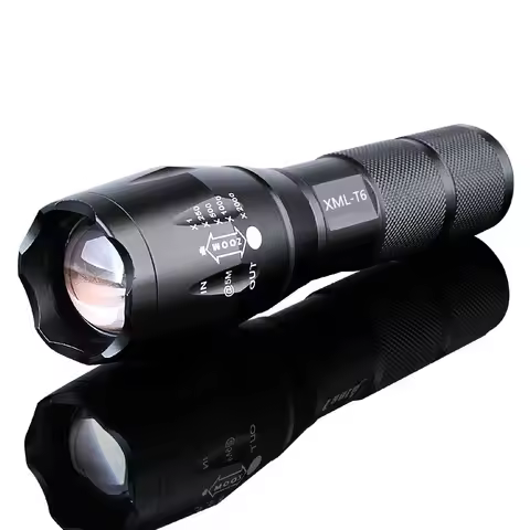 LED Rechargeable Flashlight Pocketman XML T6 linterna torch 18650 Battery Outdoor Camping Powerful L