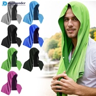 DIGIFOUNDER 1PC Outdoor Sports Quick-Dry Cooling Scarf Towel Single Button Design Gym Beach Camping 