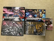 (現貨) HG HGUC Unicorn Gundam 01 Full armor Red Color 02 Banshee Norn 獨角獸高達 全武裝 紅骨 報喪女妖 命運女神 附光束標槍 漫畫 