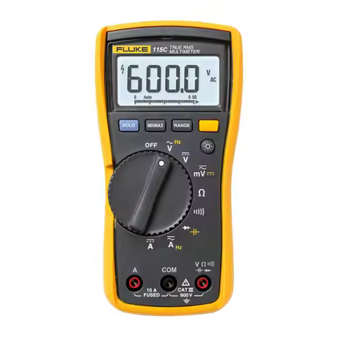 Fluke 115C 116C 117C 110 True RMS MultimeterElectrical Testing Equipment AC DC Voltage Current Capac