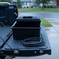 [mfnpqcn] Durable Electric Tricycle Battery Housing Impact Resistant ABS Box for Three Wheeler 48V 3