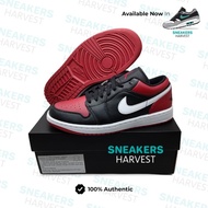 Jordan 1 LOW BRED TOE SNEAKERS