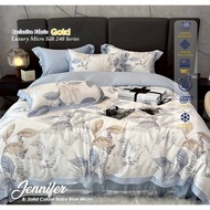 Jennifer bedcover + bedsheet set complete size 120x200 160x200 180x200