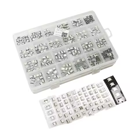 Micro USB Connector Socket 60PCS/120PCS/240PCS 24Model DC Female 4PIN 5 PIN USB Socket Soldering Con