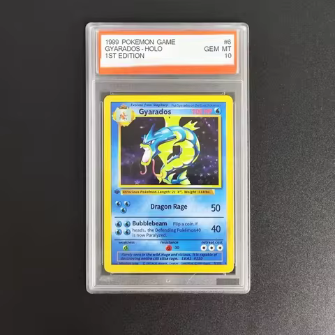 Proxy Card 1999 Game 1St Edition Charizard Mewtwo Gyarados Blastoise Ninetales Gyarados Holo Grade 1