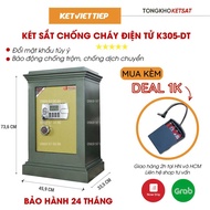 Két sắt chống cháy điện tử CHÍNH HÃNG K305-DT Nặng 80KG két sắt Việt Tiệp (Freeship Toàn Quốc)