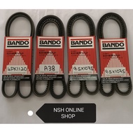 Fan Belt (100% BANDO) for Mitsubishi Storm L200 Triton Lite 4X2 (4PK1120 & A38 & 9.5X1075 X 2 PCS)