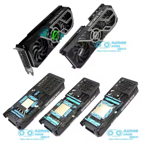 Custom Replacement Cooler Heatsink & Fan for Palit GeForce RTX 3060 Ti 3070 3080 3080 Ti RTX 3090 Ga