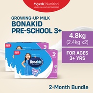 BONAKID PRE-SCHOOL 3+ Powdered Milk Drink for Children Over 3 Years Old 4.8kg [2.4kg x 2]
