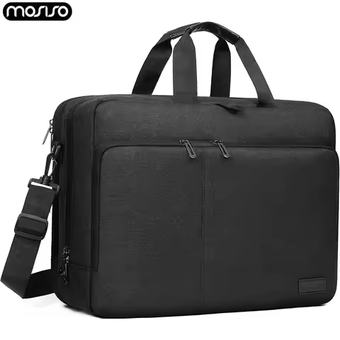 Laptop Shoulder Bag 17 17.3 inch Portable Computer Messenger Bag for MacBook Air Pro Lenovo Asus HP 