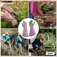 ALMA Gardening Gloves, Digging Waterproof Long Gloves, Tool Working Safety Planting Working Safety G