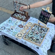 Antique Calligraphy Background Cloth Chinese Style Cotton Linen Table Decoration Zen Atmosphere Wenw